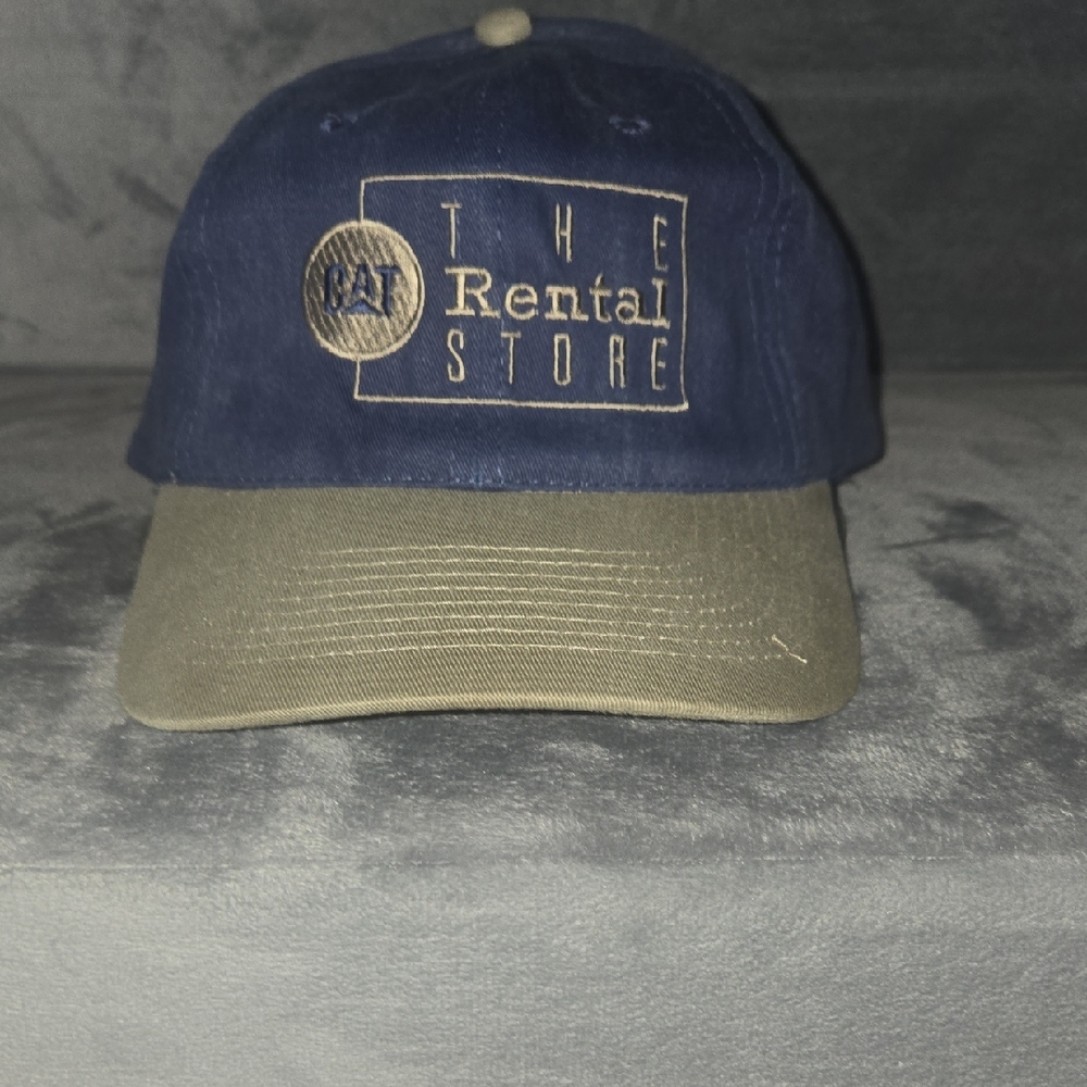 CAT Rental Store Navy and Khaki Hat